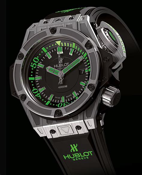 hublot geneve diver 4000m limited edition|hublot king 4000 review.